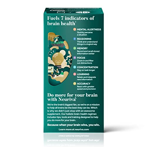 NEURIVA ULTRA Decaffeinated Nootropic Brain Supplement 60ct