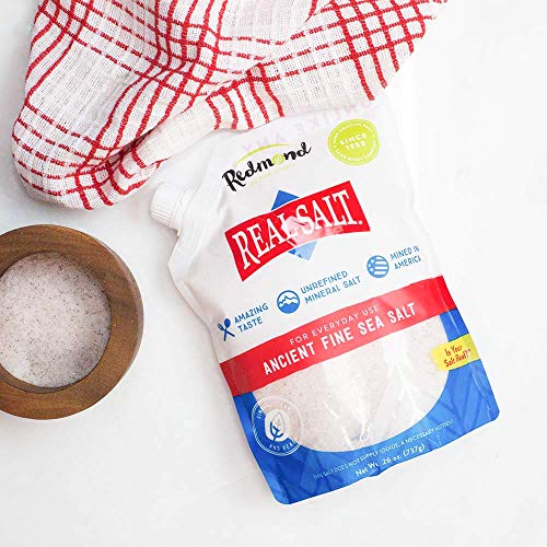 REDMOND Real Sea Salt Natural Unrefined Gluten Free 26 Ounce Pouch