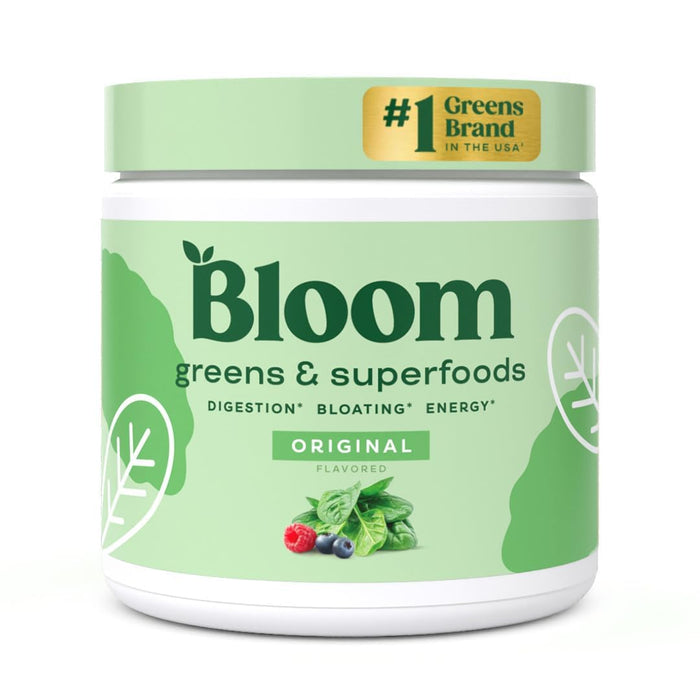Bloom Nutrition Greens and Superfoods Powder for Digestive 30 SVG, Original