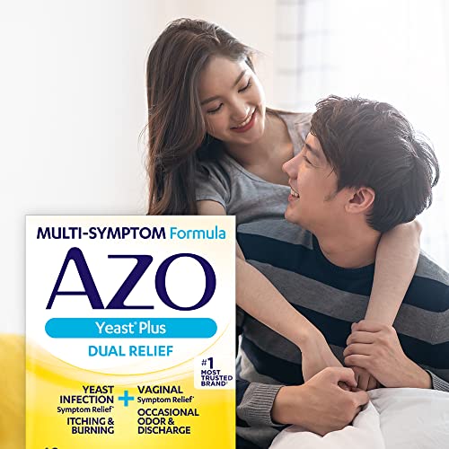AZO Yeast Plus Dual Relief Tablets 60 Count