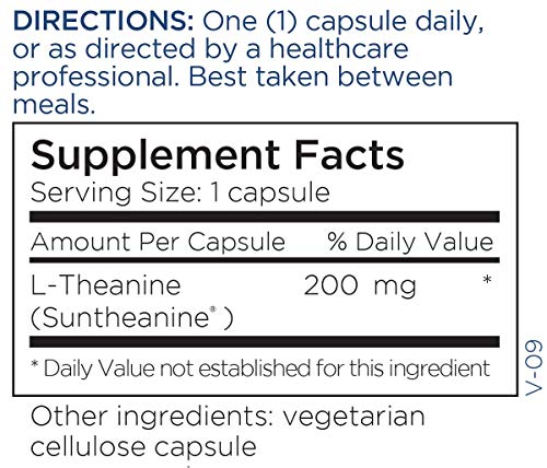 Metabolic Maintenance L Theanine - 200mg 120 Capsules