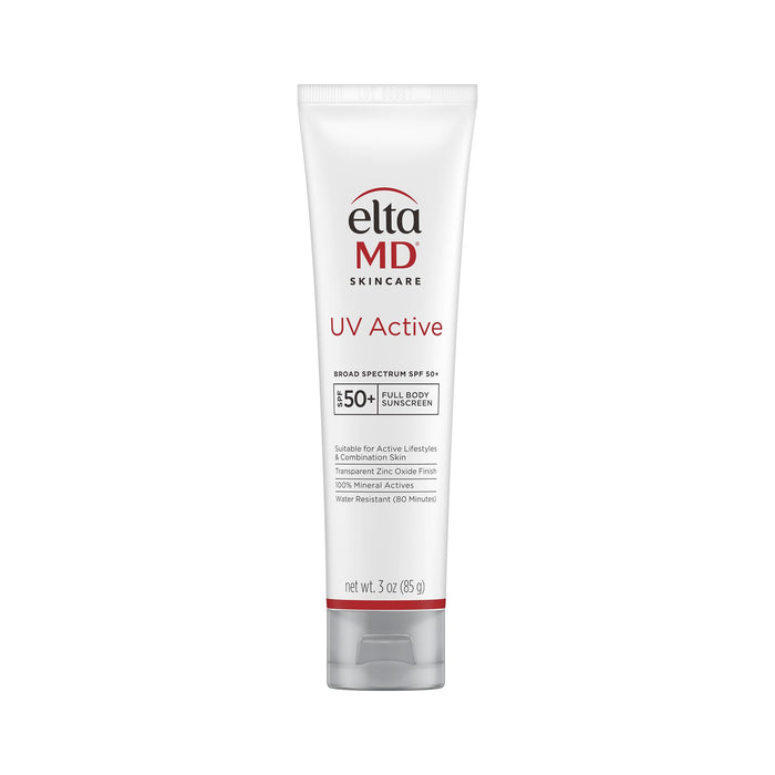 EltaMD UV Active 100% Mineral Sunscreen with Zinc Oxide, SPF 50+, 3 oz