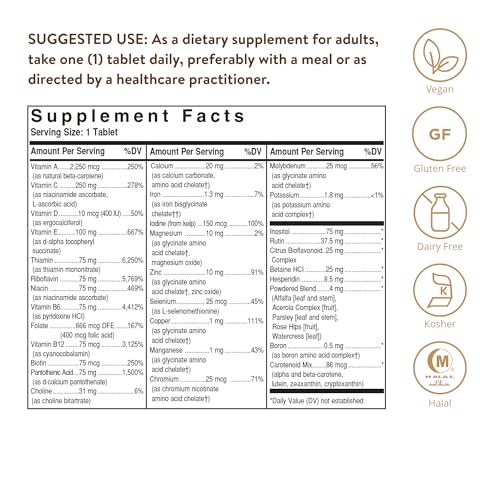 Solgar Formula VM-75 Multivitamin Multimineral 90 Tablets 90 Servings