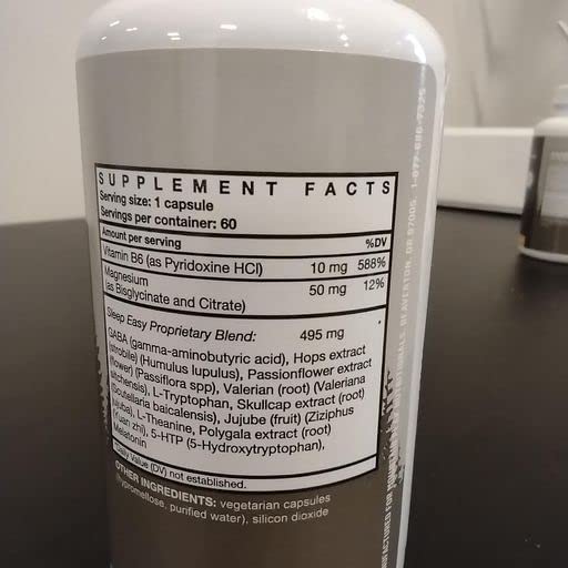 Mountain Peak Nutritionals Sleep Easy - Sleep Support Supplement 60 Capsules