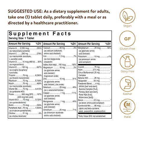 Solgar Formula VM-75 Multivitamin Multimineral 180 Tablets