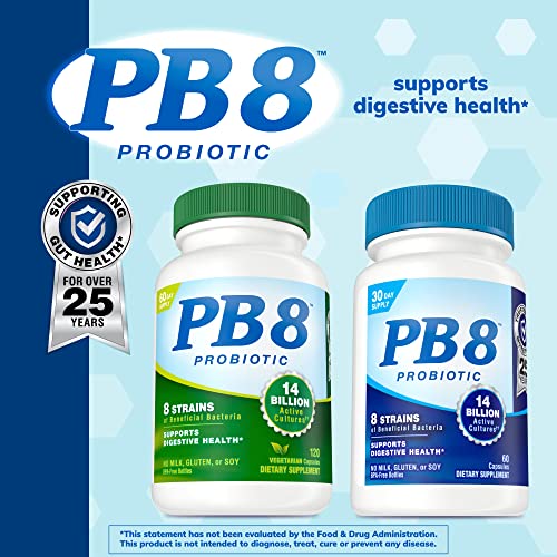 Nutrition Now PB 8 Probiotic Acidophilus Vegetarian 120 Capsules