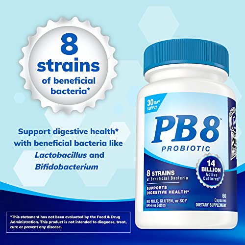 Nutrition Now PB 8 Probiotic Acidophilus Vegetarian 120 Capsules