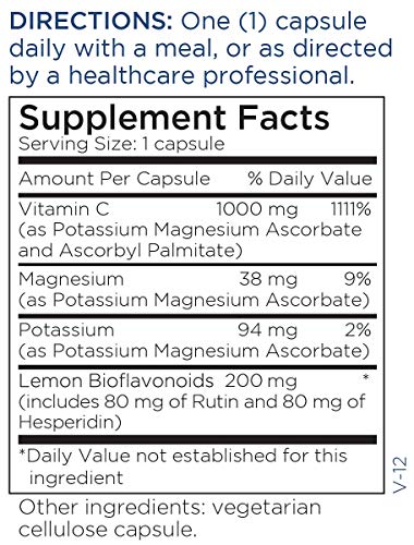 Metabolic Maintenance Buffered Vitamin C Supplement 1000mg 90 Capsules