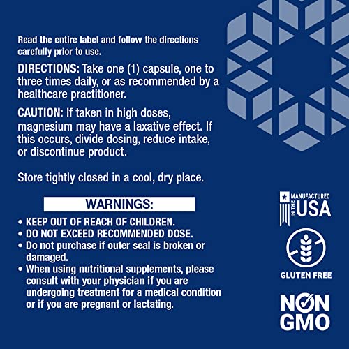 Life Extension Magnesium Caps 500 mg 100 Vegetarian Capsules