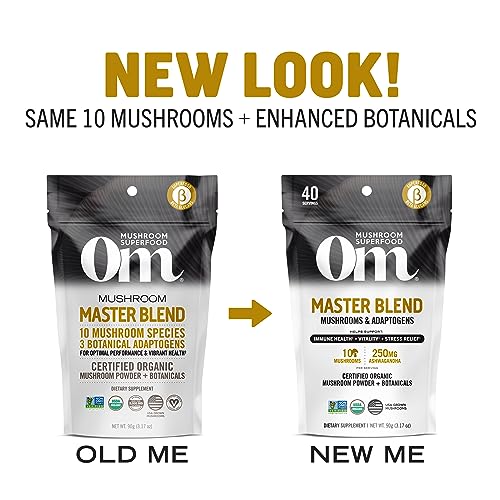 Om Mushroom Master Blend Powder 3.17 oz 90g