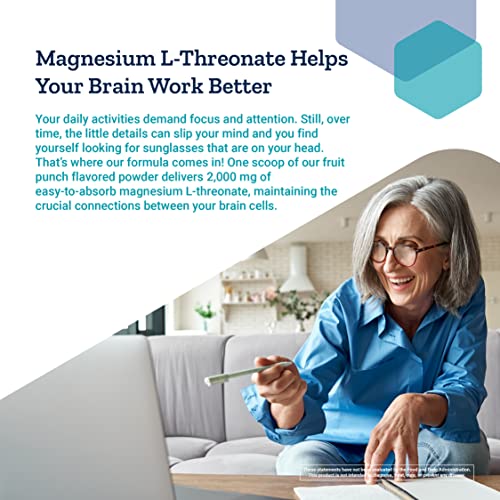 Life Extension Neuro-Mag Magnesium L-Threonate Powder Tropical Punch 30 Servings