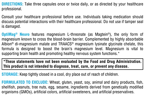 XYMOGEN OptiMag Neuro 90 Capsules