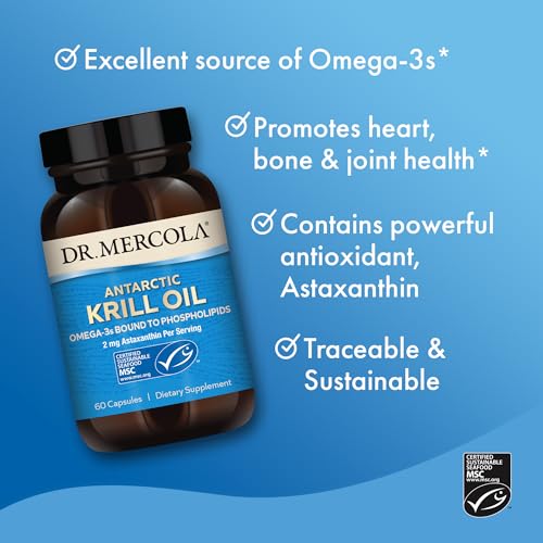 Dr. Mercola Antarctic Krill Oil 60 Capsules