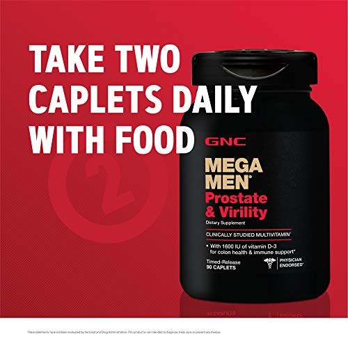 GNC Mega Men Prostate and Virility 90 Caplets