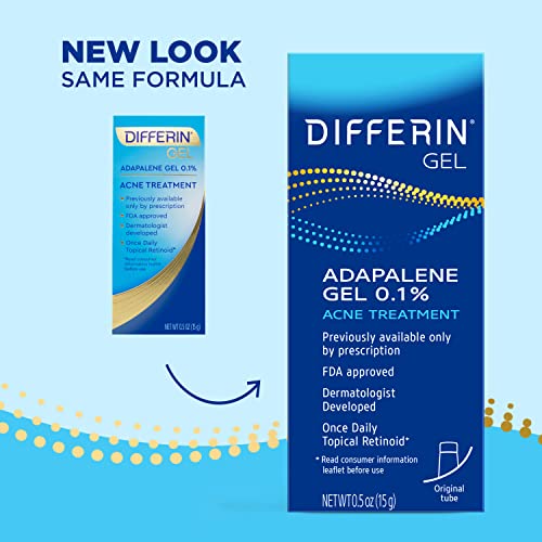 Differin Acne Treatment Gel 30 Day Supply 15g Tube