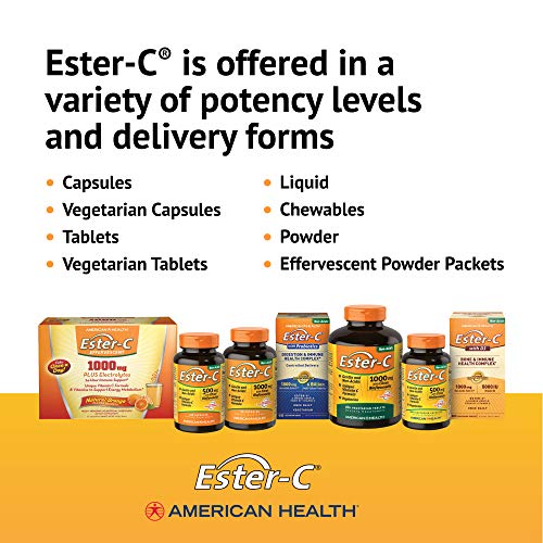 American Health Ester-C 500mg w/Citrus Bioflavonoids 240 Capsules