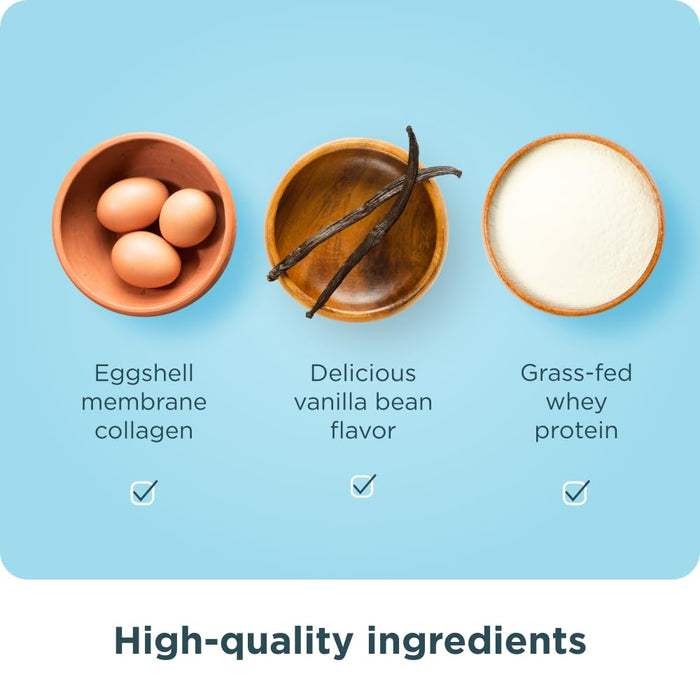 Ancient Nutrition Grass Fed Whey Protein, Vanilla Bean, 23g Protein, 20 Servings