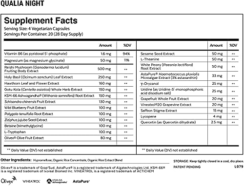 Qualia Night Sleep Aid (20 ct) 2 PACK