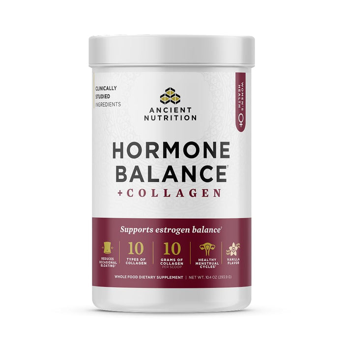 Ancient Nutrition Hormone Balance + Hydrolyzed Collagen Peptides Powder
