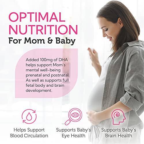 Zahler Mighty Mini Prenatal Vitamin with DHA & Folate - 90 Softgels