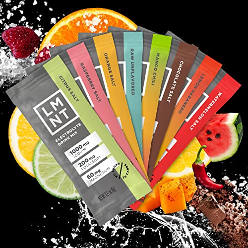 LMNT Zero-Sugar Electrolytes Sampler Salt 8 Sticks