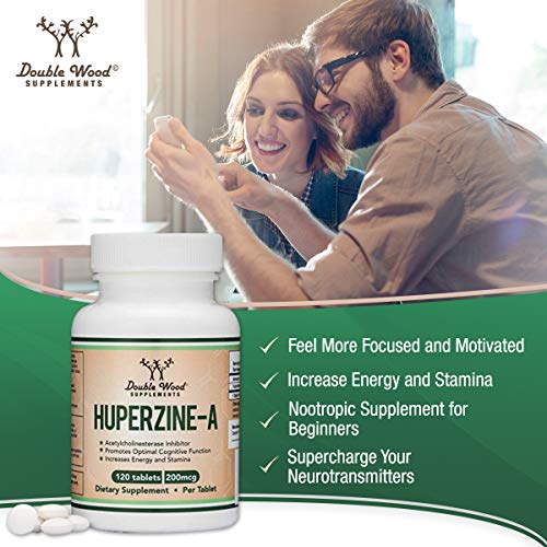 Huperzine A 200mcg 120 Tablets Double Wood