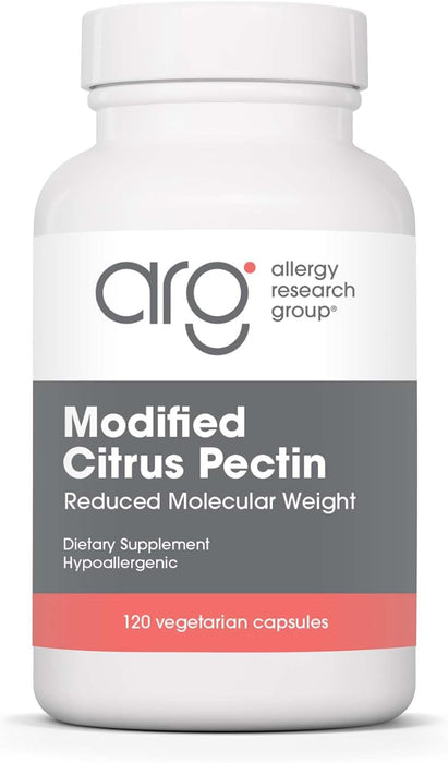 Allergy Research Group Modified Citrus Pectin - Low Molecular Weight - Cleansing - 120 Vegetarian Capsules