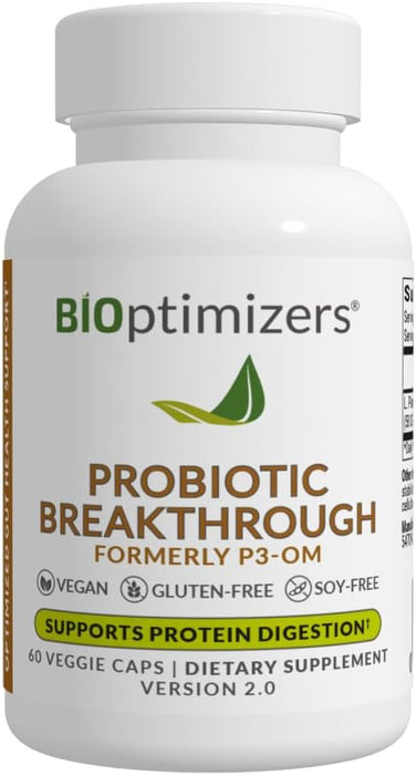 BiOptimizers P3-OM Proteolytic Prebiotics & Probiotics 60 Veg Caps
