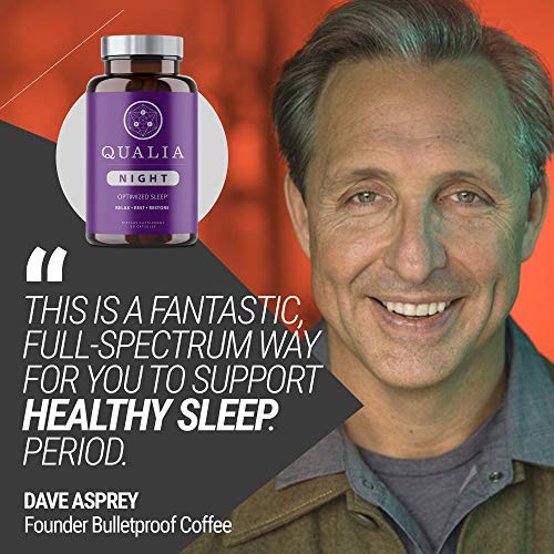 Qualia Night Sleep Aid 60 Count Melatonin-Free by Neurohacker Collective