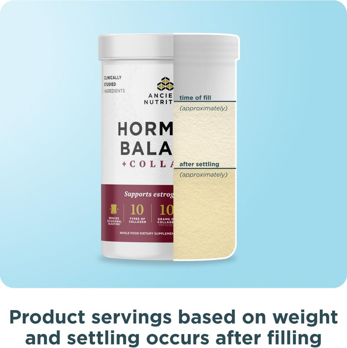 Ancient Nutrition Hormone Balance + Hydrolyzed Collagen Peptides Powder
