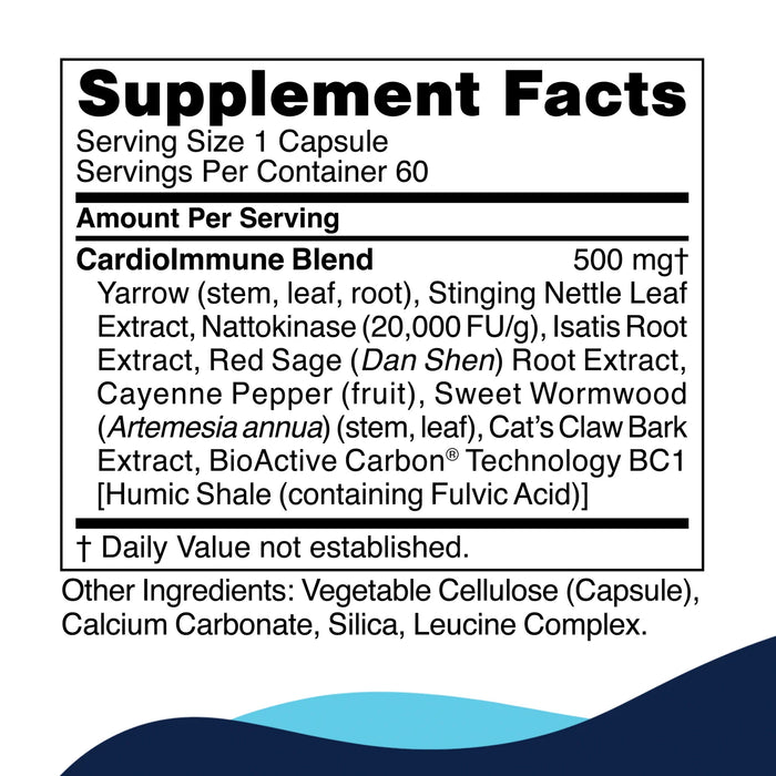 CELLCORE CardioImmune 60 Capsules Circulation and Immune Support