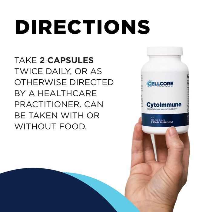 CELLCORE CytoImmune 120 Capsules Foundational Immunity Support