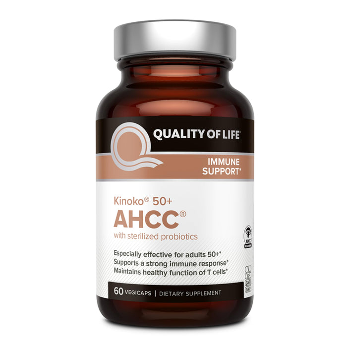 Quality of Life AHCC 50+ - 60 Vegicaps