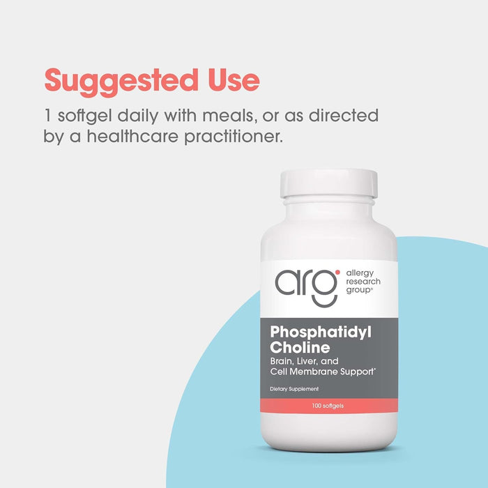 Allergy Research Group - Phosphatidyl Choline - 100 Softgels