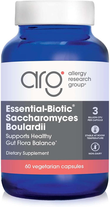 Allergy Research Group - Essential-Biotic Saccharomyces Boulardii - 60 Vegetarian Capsules