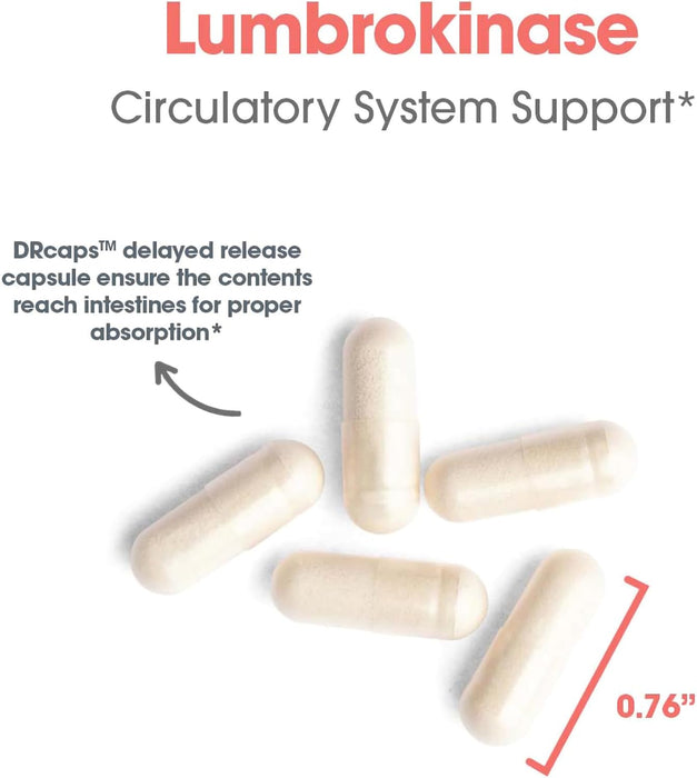 Allergy Research Group Lumbrokinase 30 Delayed Release Capsules