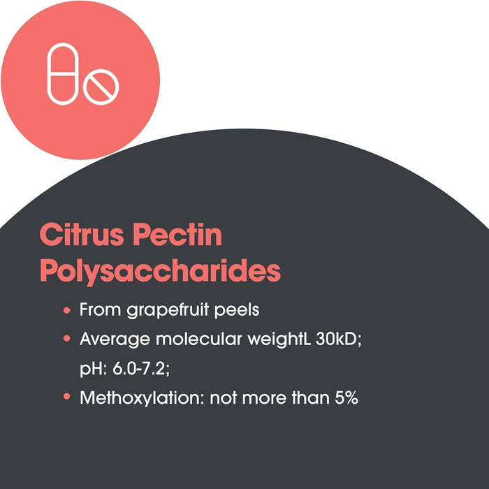 Allergy Research Group Modified Citrus Pectin - Low Molecular Weight - Cleansing - 120 Vegetarian Capsules