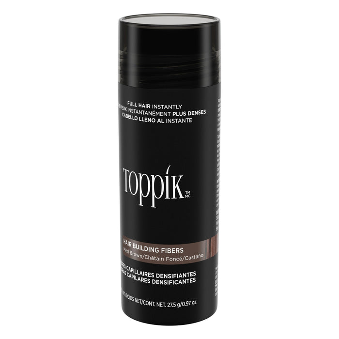 Toppik Hair Building Fibers, MEDIUM BROWN, 27.5g  Fuller Looking Hair