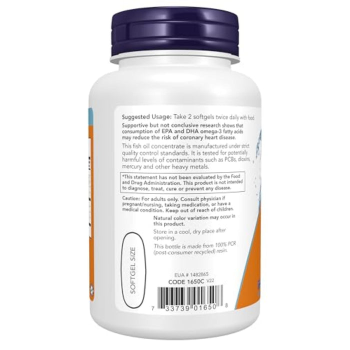 NOW Supplements, Omega-3 180 EPA / 120 DHA 100 Softgels
