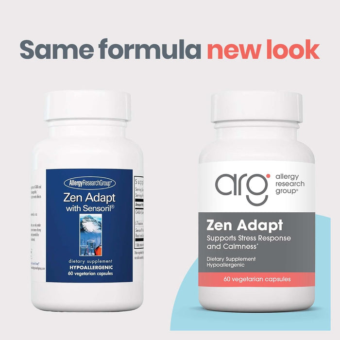 Allergy Research Group Zen Adapt with Sensoril-60 Vegetarian Capsules