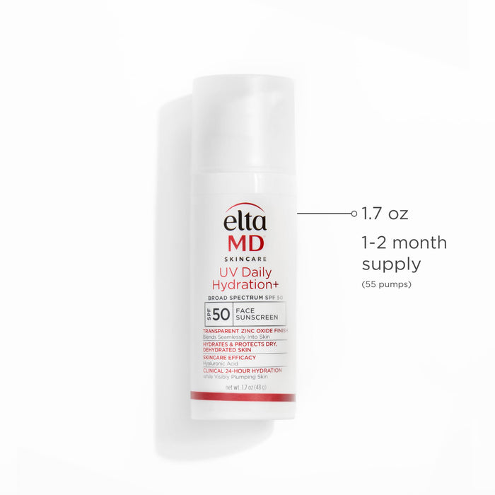 EltaMD UV Daily Hydration+ SPF 50 Lightweight Hybrid Sunscreen 1.7 oz