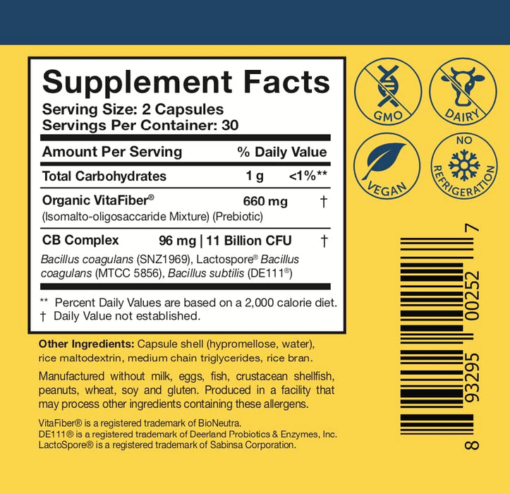 Researched Nutritionals CoreBiotic Shelf-Stable 60 Capsules
