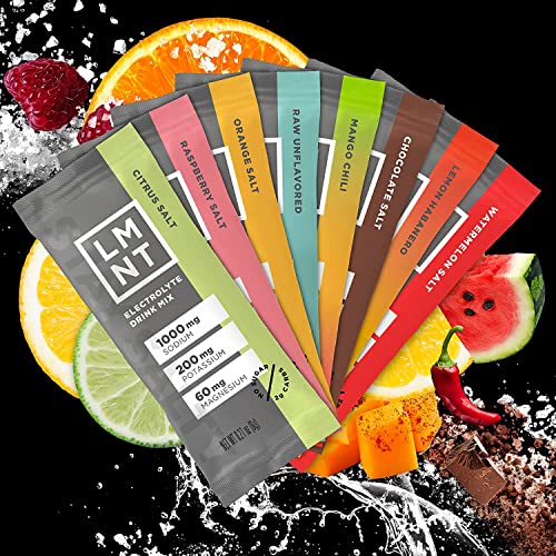 LMNT Zero-Sugar Electrolytes Sampler Salt 8 Sticks