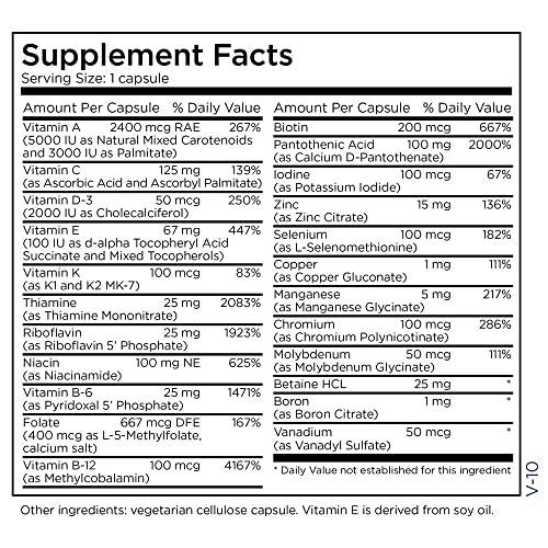 Metabolic Maintenance The Big One-Plus Without Iron 90 Capsules