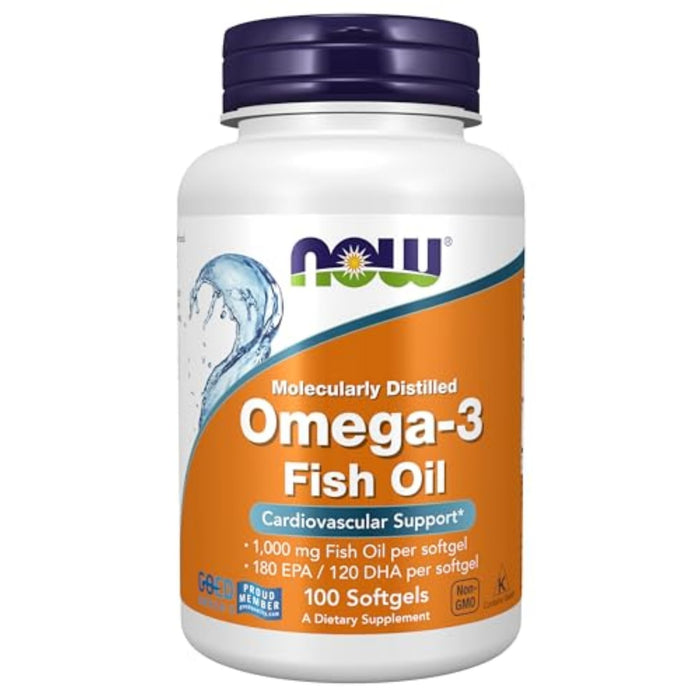 NOW Supplements, Omega-3 180 EPA / 120 DHA 100 Softgels