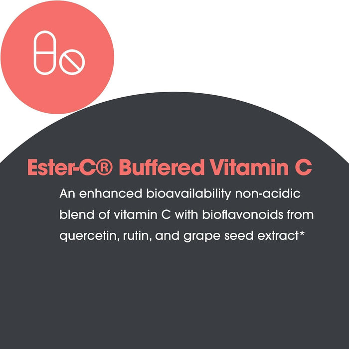Allergy Research Group - Esterol Ester-C - Buffered Vitamin C, Bioflavonoids, Quercetin - 200 Vegetarian Capsules