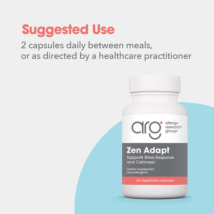 Allergy Research Group Zen Adapt with Sensoril-60 Vegetarian Capsules