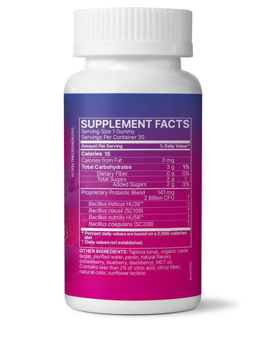 Microbiome Labs MegaSporeBiotic Kids Probiotic - Berry Flavored (30 Gummies)