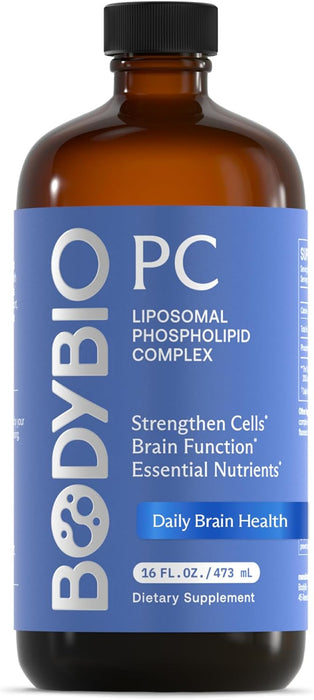 BodyBio Brain Supplement 16 oz PC- Pure Phospholipid Complex