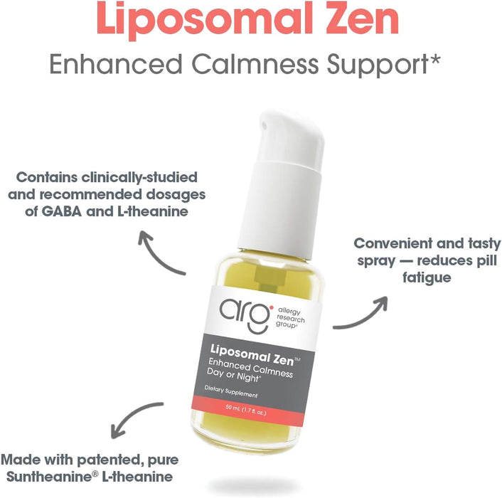Allergy Research Group - Liposomal Zen - 50 mL (1.7 fl oz)